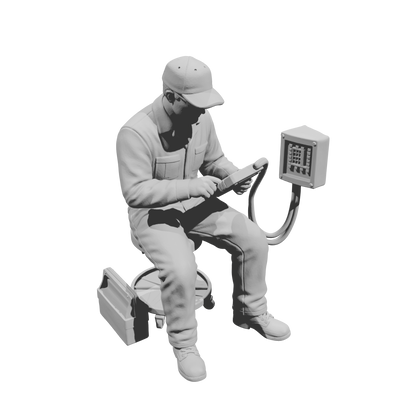 MM2207 Heavy Equipment Mechanic-11 Seated Tech with Diagnostic Console