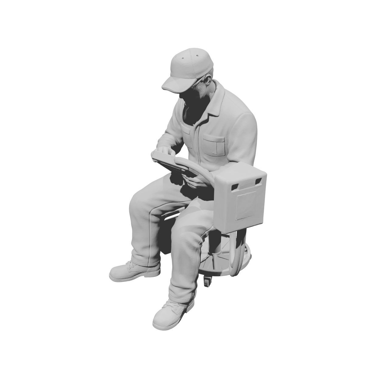 MM2207 Heavy Equipment Mechanic-11 Seated Tech with Diagnostic Console