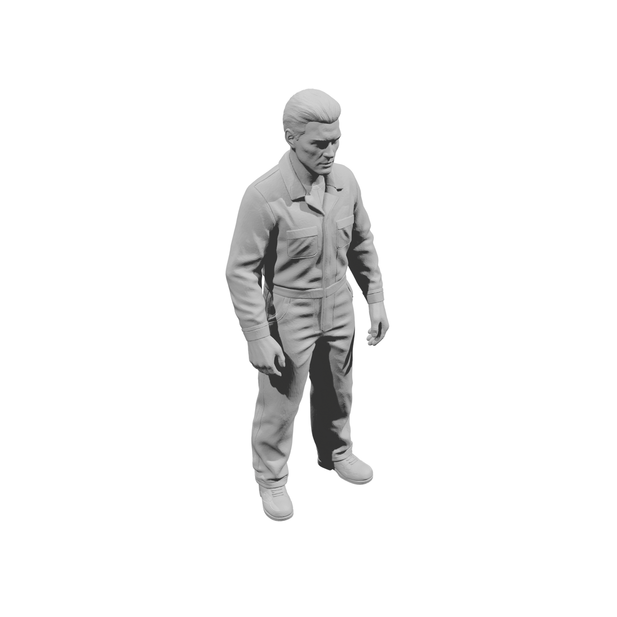 MM2211 Heavy Equipment Mechanic-15 Standing Operator in Boiler Suit