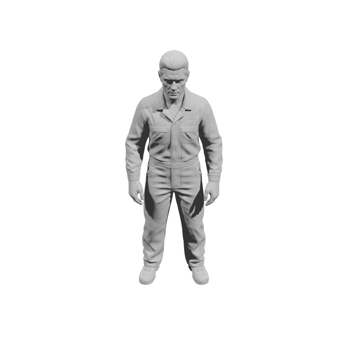 MM2211 Heavy Equipment Mechanic-15 Standing Operator in Boiler Suit