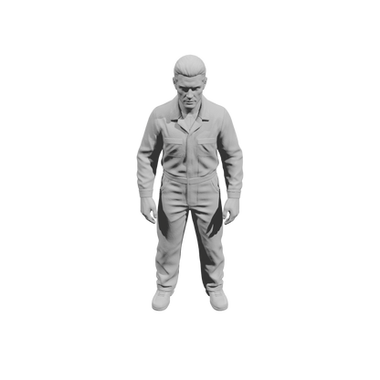 MM2211 Heavy Equipment Mechanic-15 Standing Operator in Boiler Suit