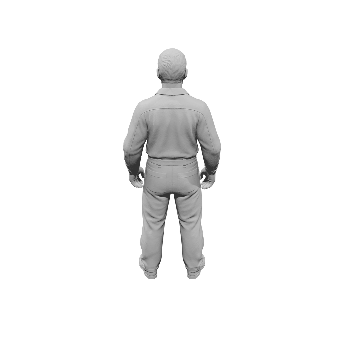 MM2211 Heavy Equipment Mechanic-15 Standing Operator in Boiler Suit