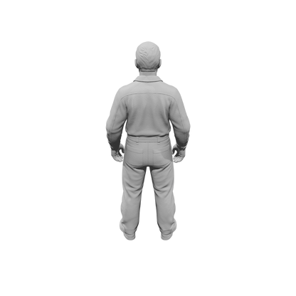 MM2211 Heavy Equipment Mechanic-15 Standing Operator in Boiler Suit