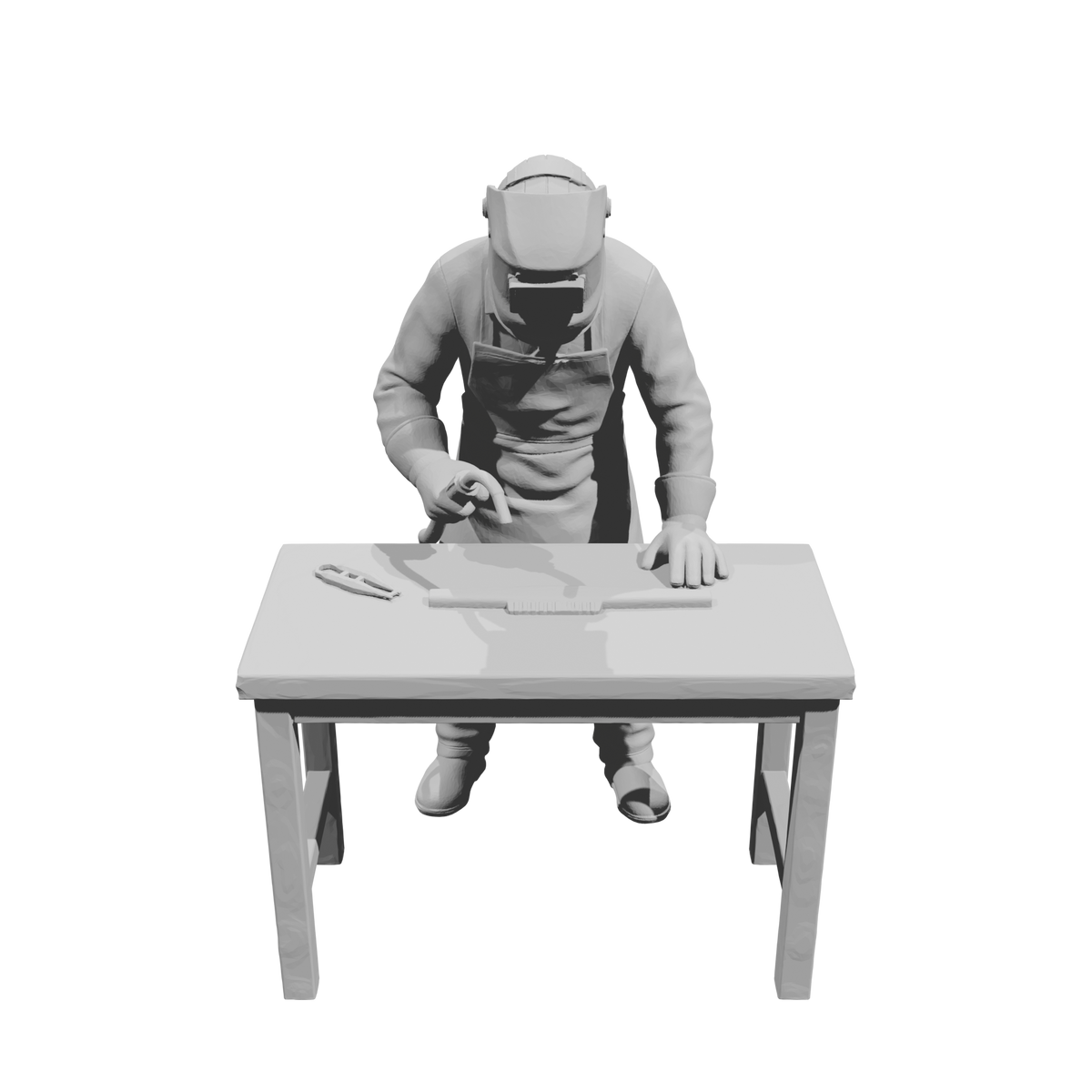 MM2215 Heavy Equipment Mechanic-19 Welder with Worktable