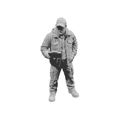 MM2198 Heavy Equipment Mechanic-2 Inspector with Clipboard