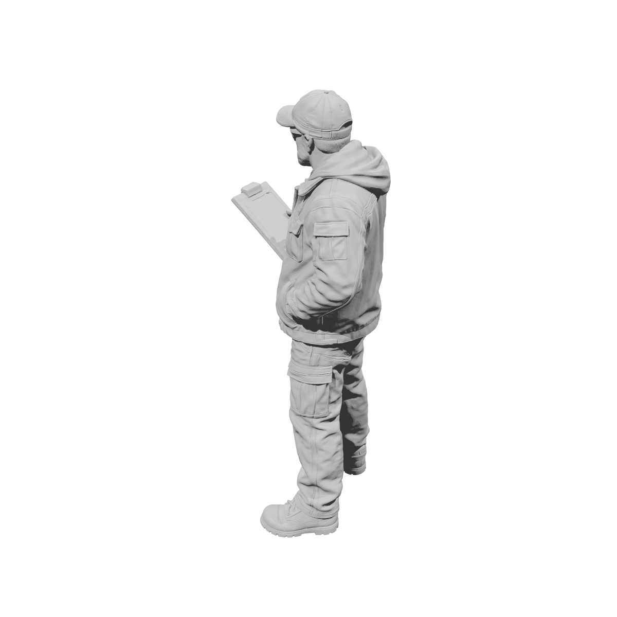 MM2198 Heavy Equipment Mechanic-2 Inspector with Clipboard
