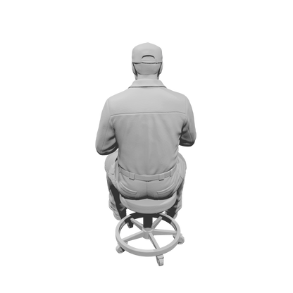 MM2219 Heavy Equipment Mechanic-23 Seated Tech with Tablet