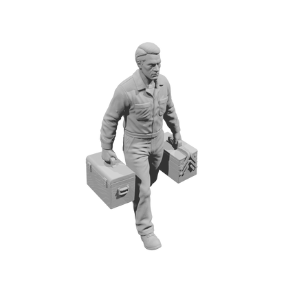 MM2220 Heavy Equipment Mechanic-24 Worker with Toolboxes