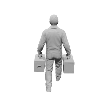 MM2220 Heavy Equipment Mechanic-24 Worker with Toolboxes