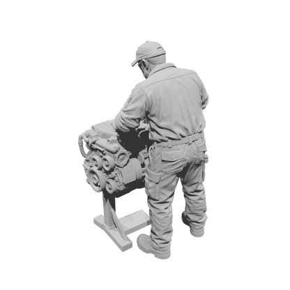 MM2199 Heavy Equipment Mechanic-3 Operator with Engine Stand