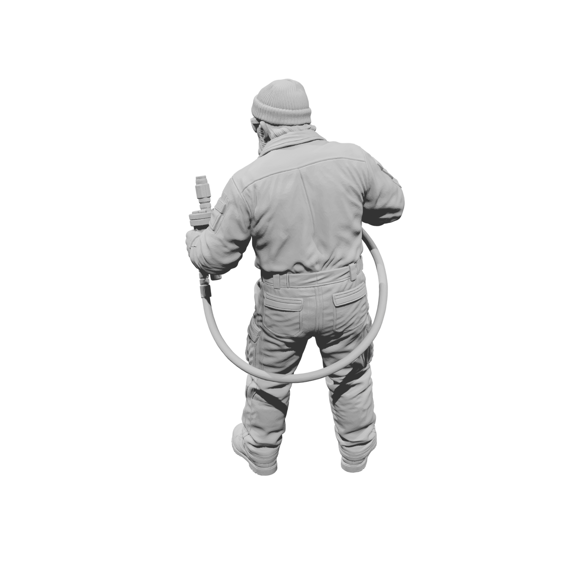 MM2200 Heavy Equipment Mechanic-4 Worker with Fuel Nozzle