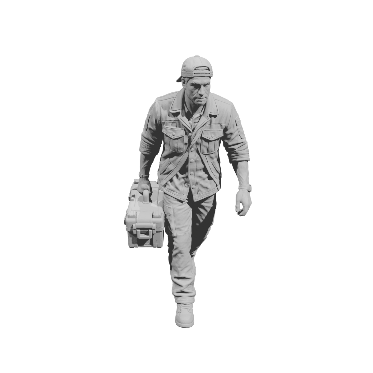 MM2205 Heavy Equipment Mechanic-9 Walking Worker with Tool Case