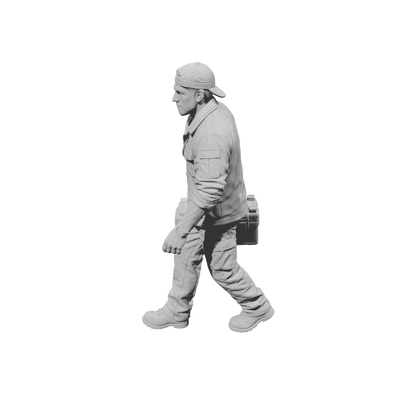 MM2205 Heavy Equipment Mechanic-9 Walking Worker with Tool Case