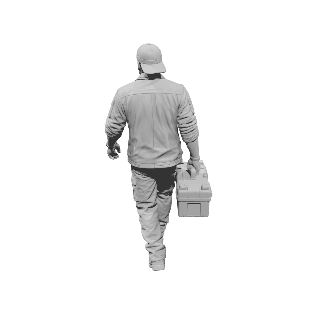 MM2205 Heavy Equipment Mechanic-9 Walking Worker with Tool Case
