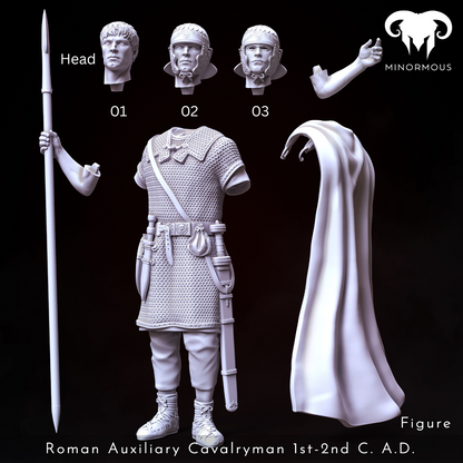 MIN103 Roman Auxiliary Cavalryman 1st-2nd C. A.D. Auxilia Equestrians!