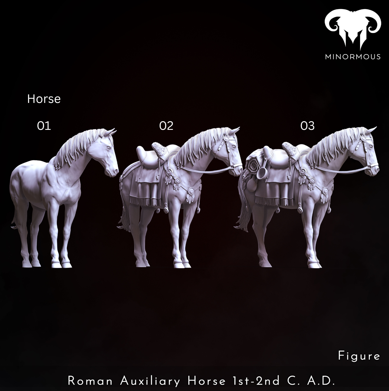 MIN103 Roman Auxiliary Cavalryman 1st-2nd C. A.D. Auxilia Equestrians!