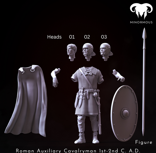 MIN104 Roman Auxiliary Cavalryman 1st-2nd C. A.D. Horsemen of Antiquity!
