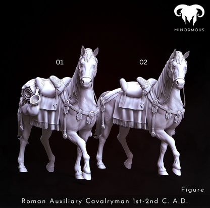 MIN105 Roman Auxiliary Cavalryman 1st-2nd C. A.D. Hooves of Honor!