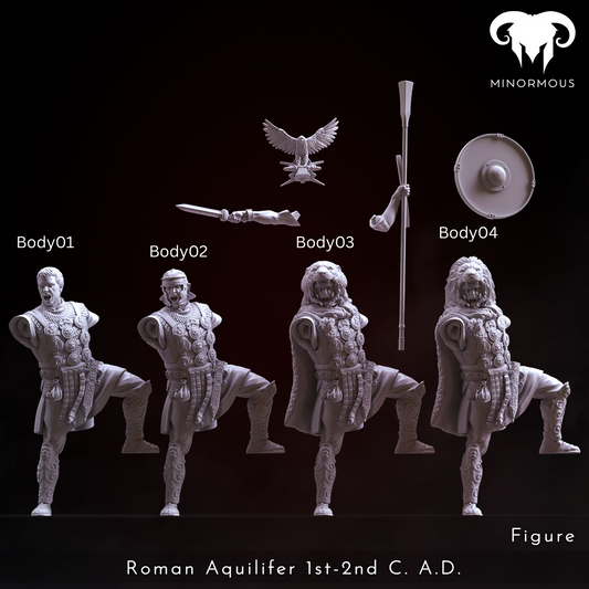 MIN107  Roman Aquilifer 1st-2nd C. A.C. The Protector!