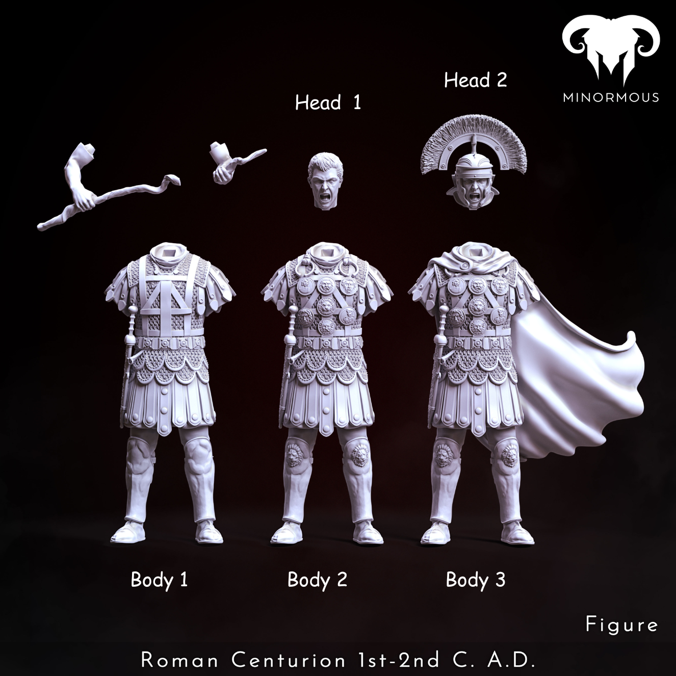 MIN112_ Roman Centurion 1st-2nd C. A.C. Discipline and Order!
