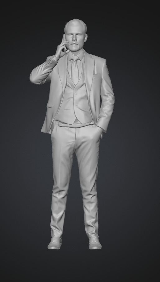 MM209 Business Man on Mobile Phone