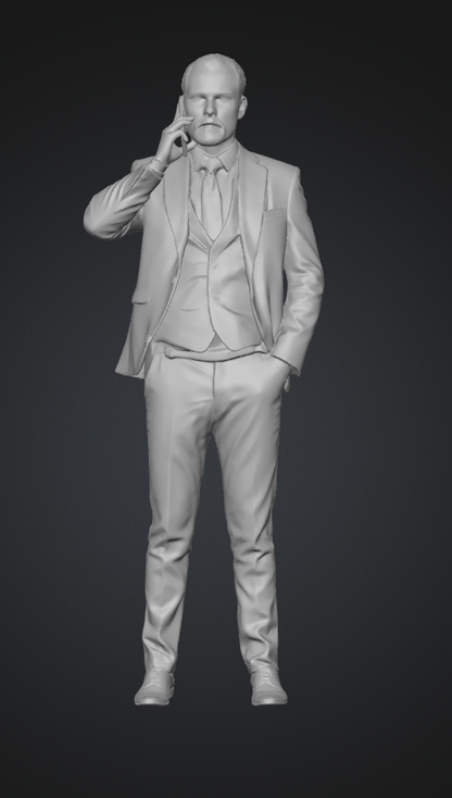 MM209 Business Man on Mobile Phone