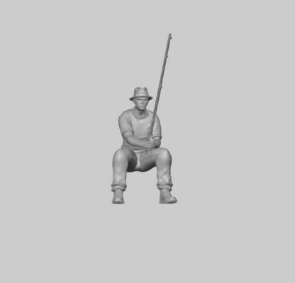 MM336 Male Sitting Fishing