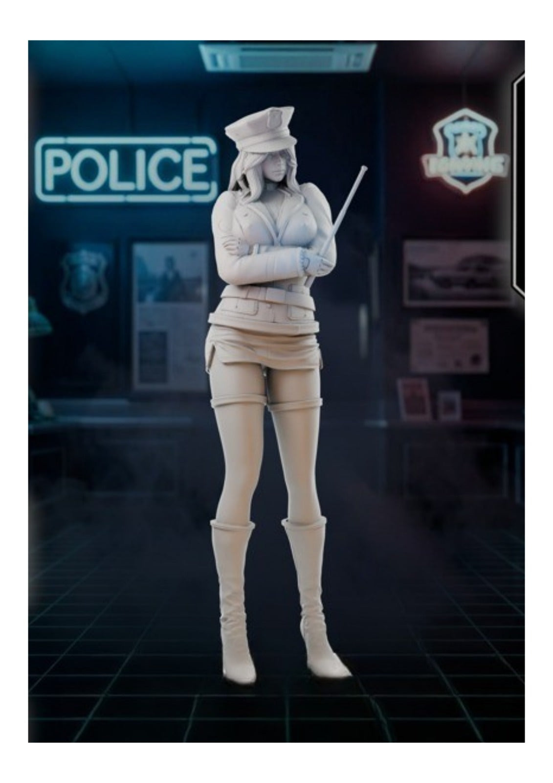MM363 Police Pin Up Valerie