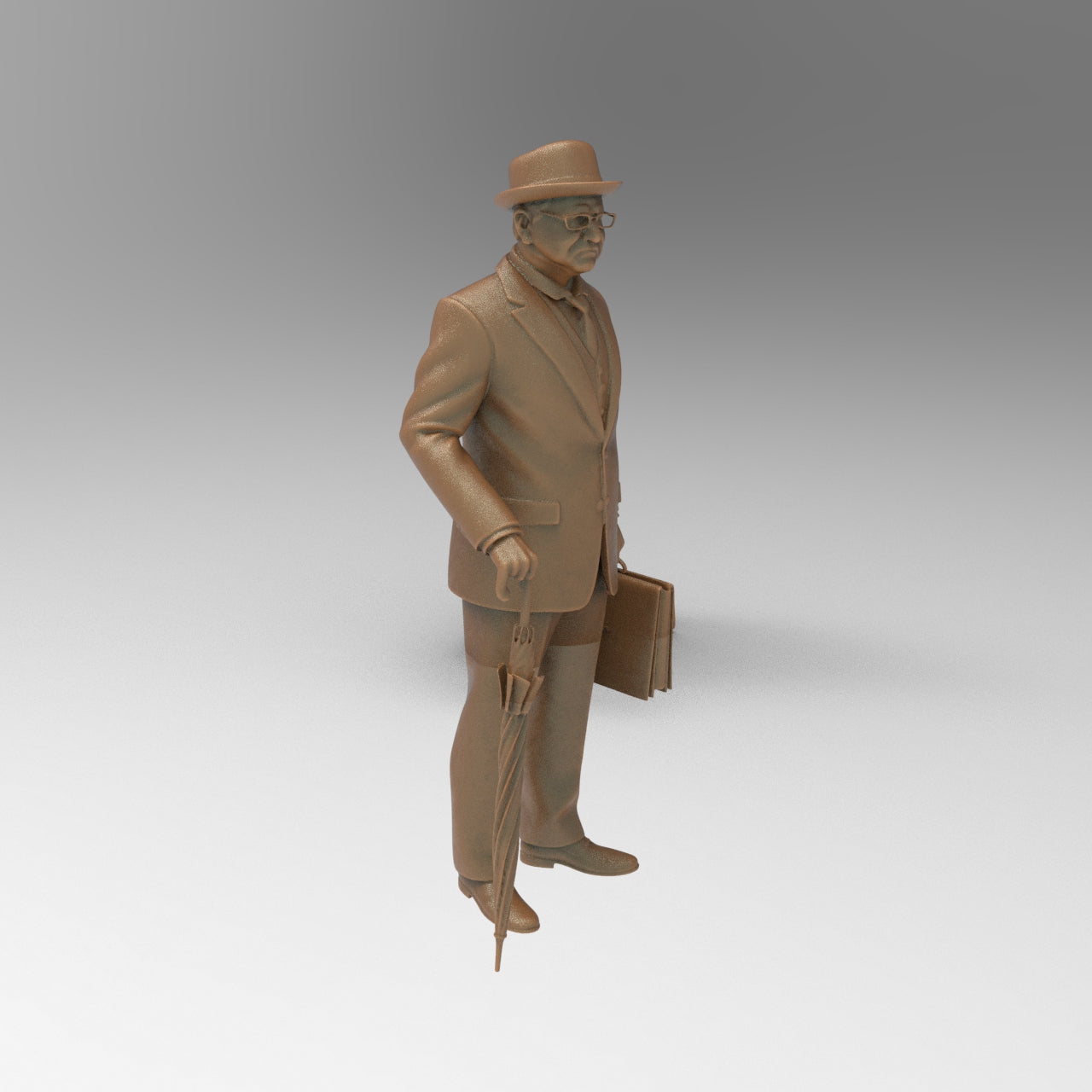 MM4367 Male in Bowler Hat