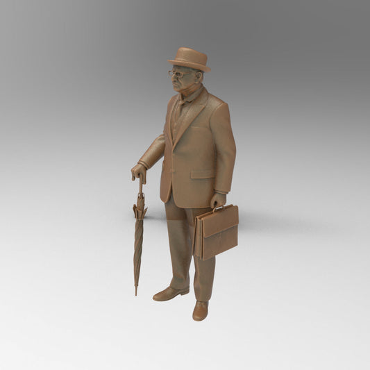MM4367 Male in Bowler Hat