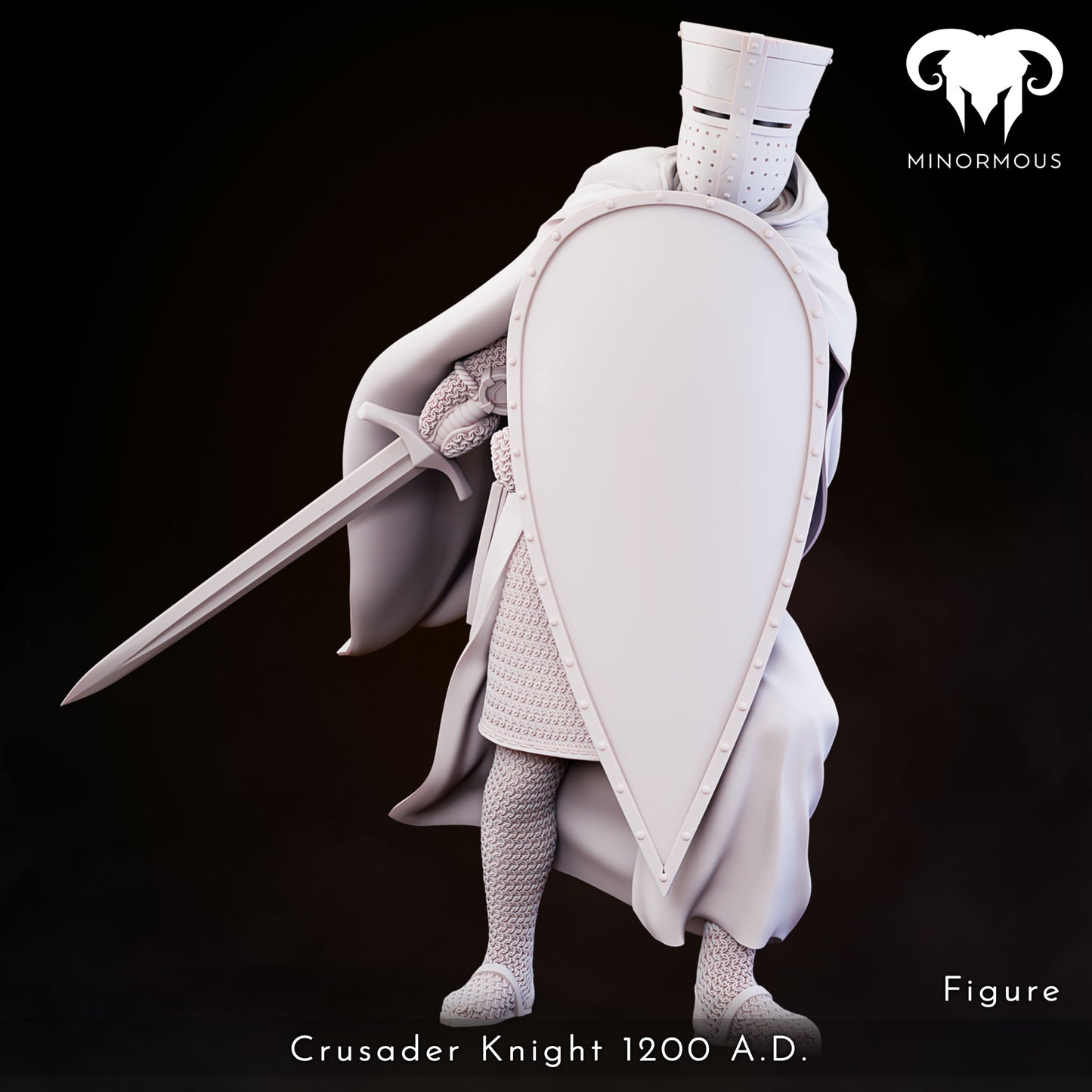 MIN101 Crusader Knight 12th-13th CAD - Vigilant Sentinel