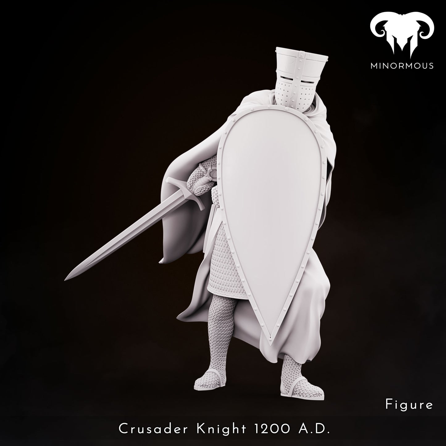 MIN101 Crusader Knight 12th-13th CAD - Vigilant Sentinel