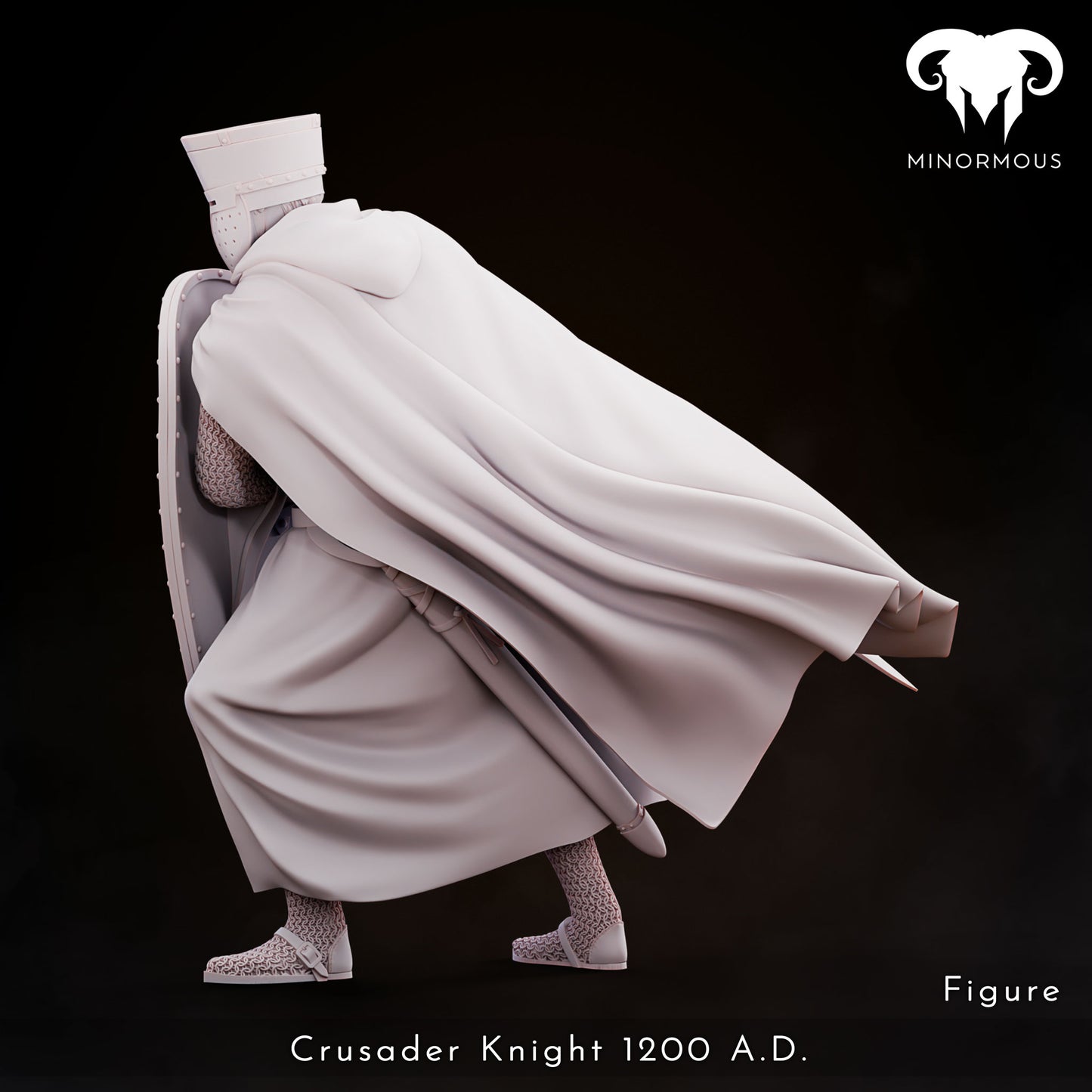 MIN101 Crusader Knight 12th-13th CAD - Vigilant Sentinel