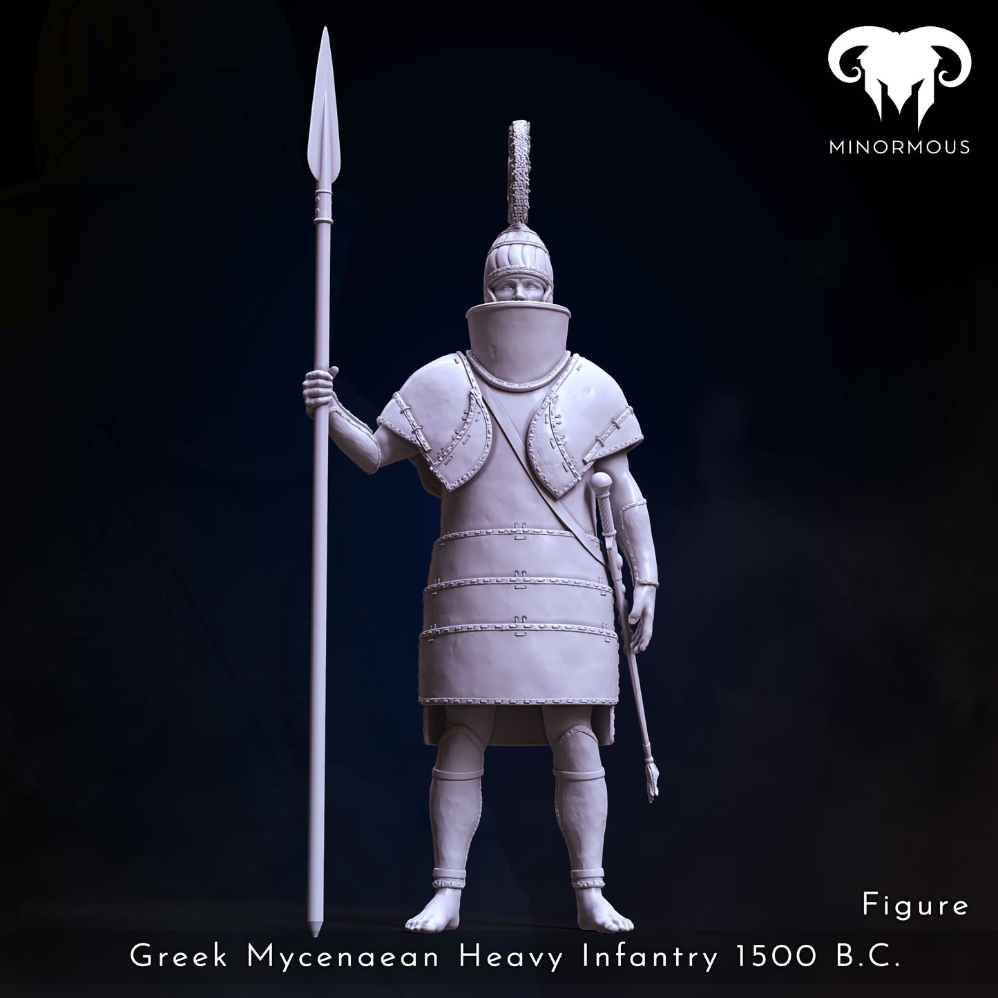 MIN102 Greek Mycenaean Heavy Infantry 1500 BC