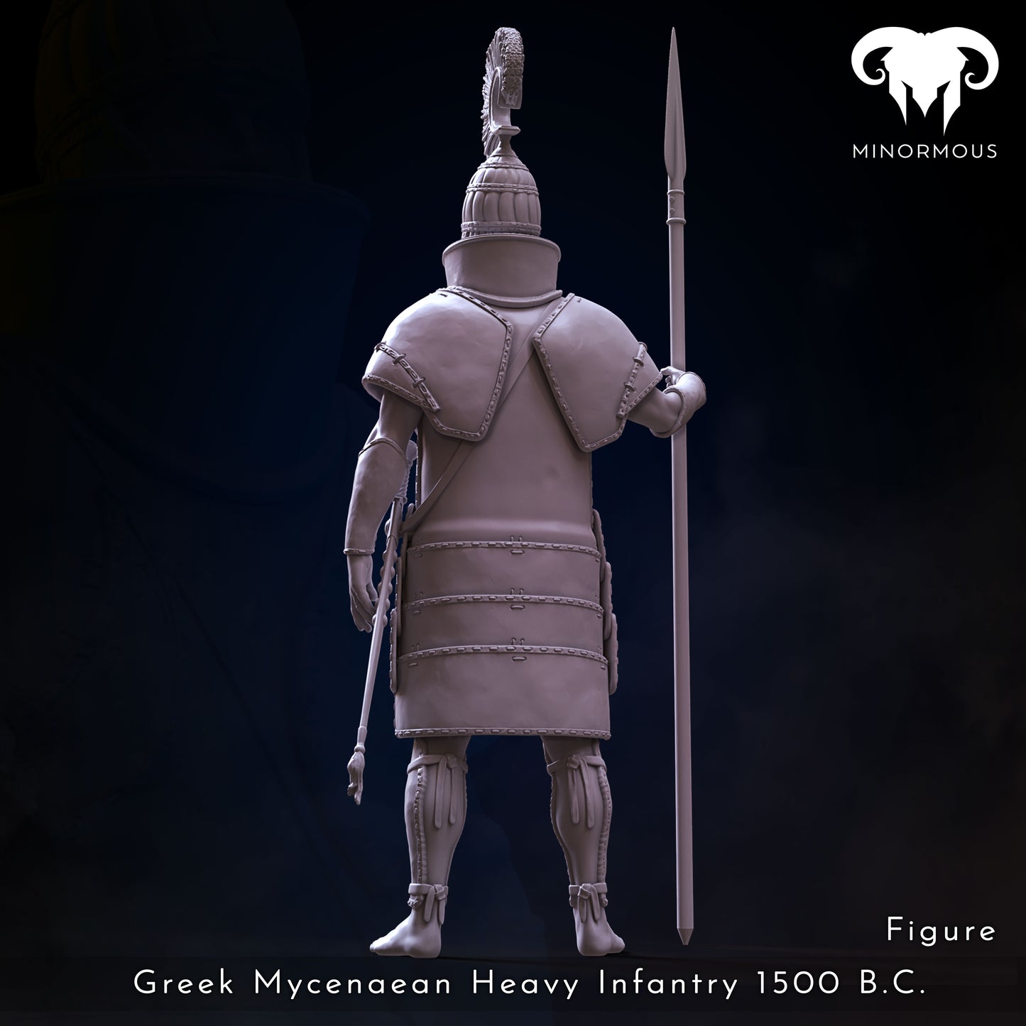 MIN102 Greek Mycenaean Heavy Infantry 1500 BC