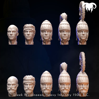 MIN102 Greek Mycenaean Heavy Infantry 1500 BC
