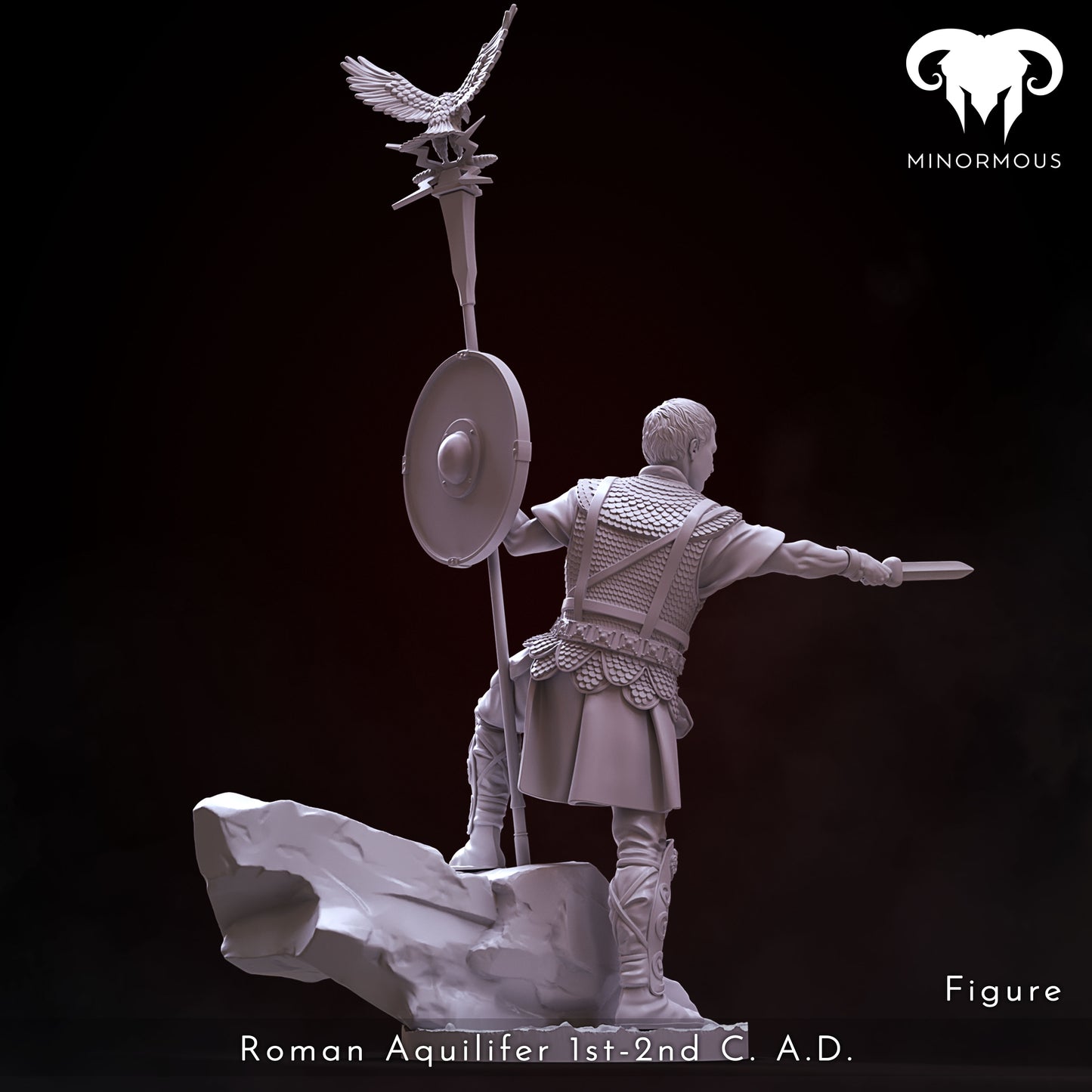 MIN107  Roman Aquilifer 1st-2nd C. A.C. The Protector!