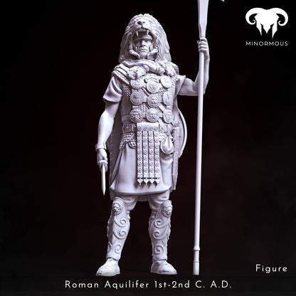 MIN108_ Roman Aquilifer 1st-2nd C. A.D. Looking at the Battlefield!
