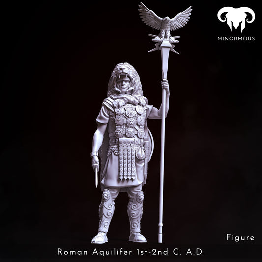 MIN108_ Roman Aquilifer 1st-2nd C. A.D. Looking at the Battlefield!