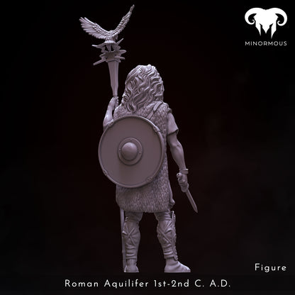 MIN108_ Roman Aquilifer 1st-2nd C. A.D. Looking at the Battlefield!