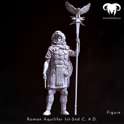 MIN108_ Roman Aquilifer 1st-2nd C. A.D. Looking at the Battlefield!