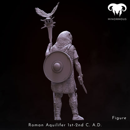 MIN108_ Roman Aquilifer 1st-2nd C. A.D. Looking at the Battlefield!