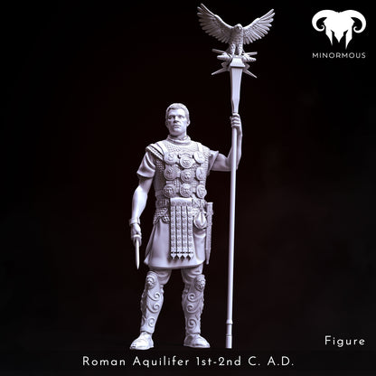 MIN108_ Roman Aquilifer 1st-2nd C. A.D. Looking at the Battlefield!