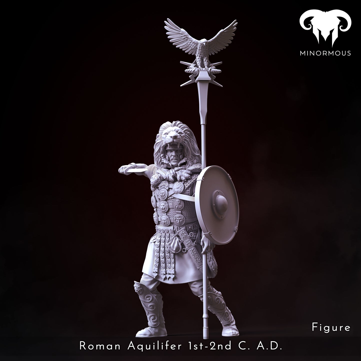 MIN109_ Roman Aquilifer 1st-2nd C. A.C. The Last Stand!