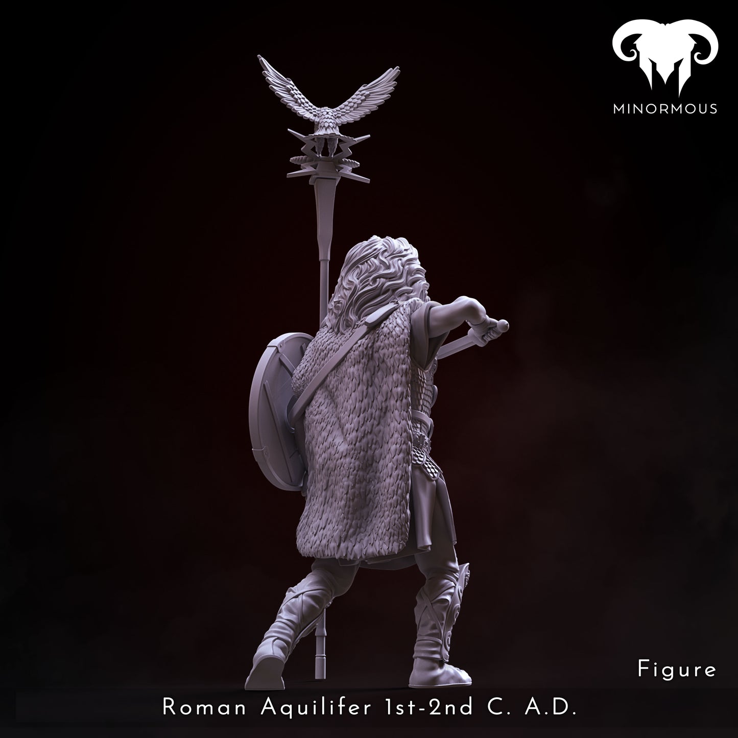 MIN109_ Roman Aquilifer 1st-2nd C. A.C. The Last Stand!