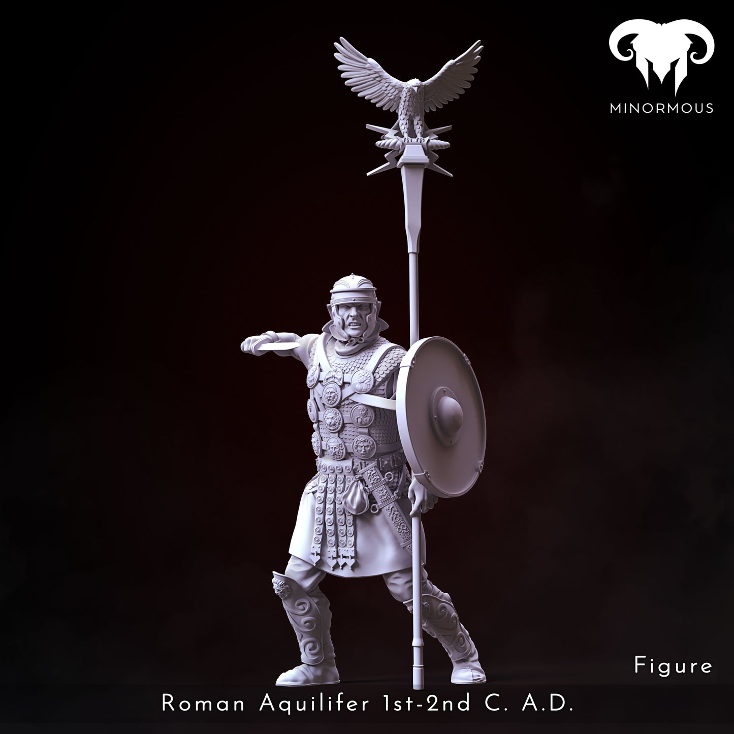 MIN109_ Roman Aquilifer 1st-2nd C. A.C. The Last Stand!