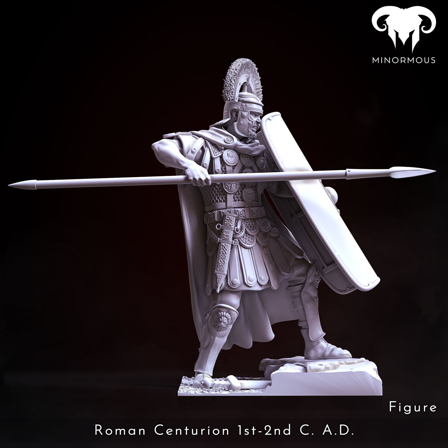 MIN110_ Roman Centurion 1st-2nd C. A.C. Spear of Rome!