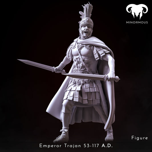 MIN113_ Roman Emperor Trajan 98 to 117 AD. The Sword of Rome!