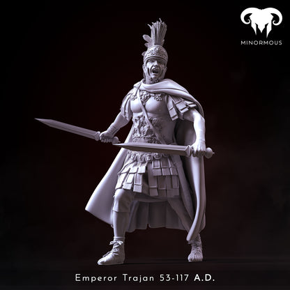 MIN113_ Roman Emperor Trajan 98 to 117 AD. The Sword of Rome!