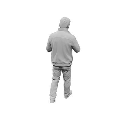 MM2288 Night Shift Convenience Store Crew-16 Male with Coffee